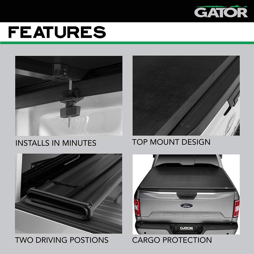 Soft Tri-Fold Truck Bed Tonneau Cover B2370