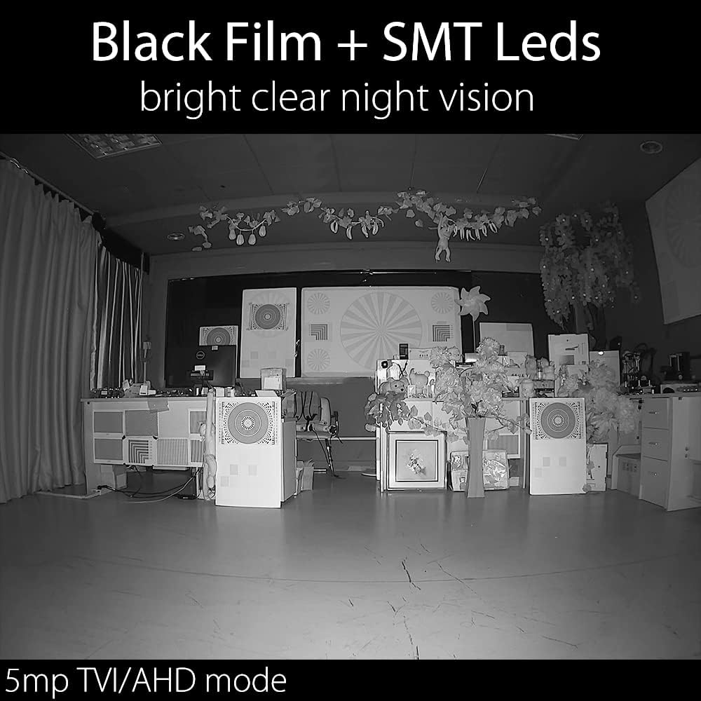 Clear Night Vision 5MP TVI/AHD 4MP HDCVI 2.8-12mm Manual Zoom Bullet CCTV Security Camera L906
