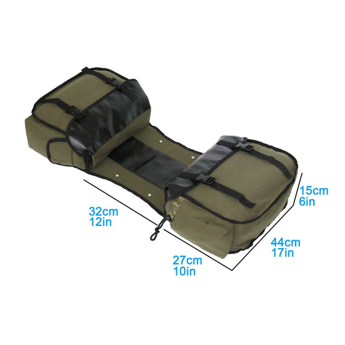 Canvas Waterproof Motorbike Saddle Bag V1612