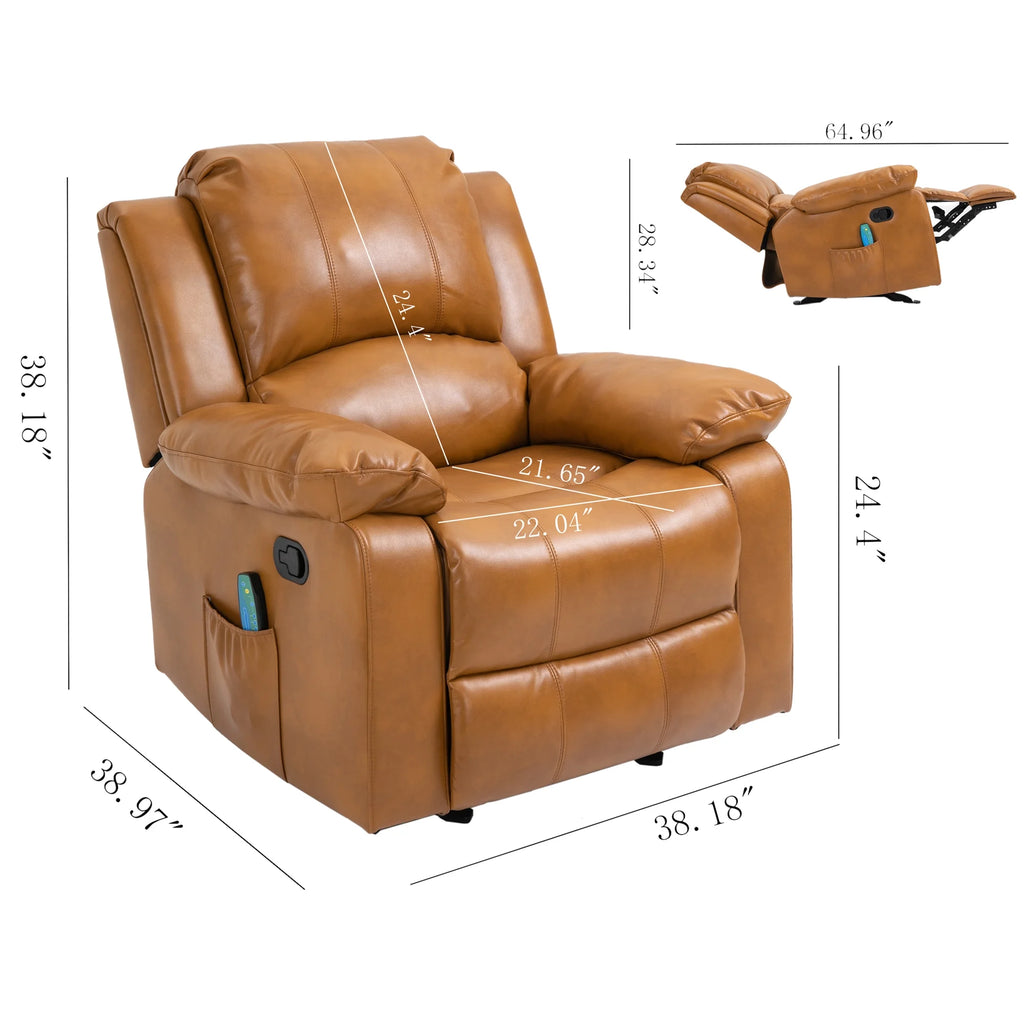 Faux Leather Power Lift Recliner Chair with Remote Control H14710