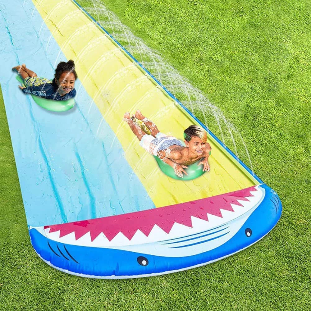 16FT Double Water Slides with Sprinklers I32616