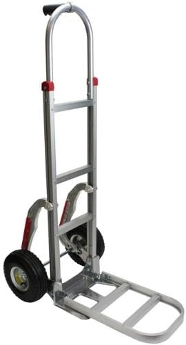 Aluminum Hand Dolly with Stair Climbers and Pneumatic Wheels T286929
