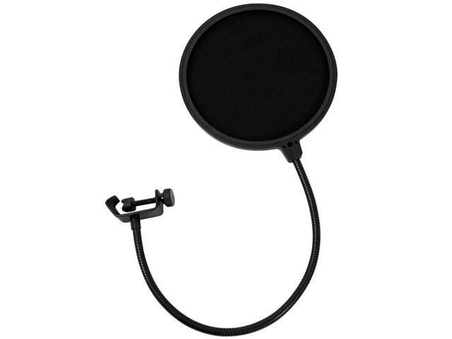 USB Audio Interface with Studio Headphones, Mic Stand, Headphone Holder, Pop Filter X83592