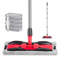 Microfiber Flat Mop with 4 Washable Pads R5877