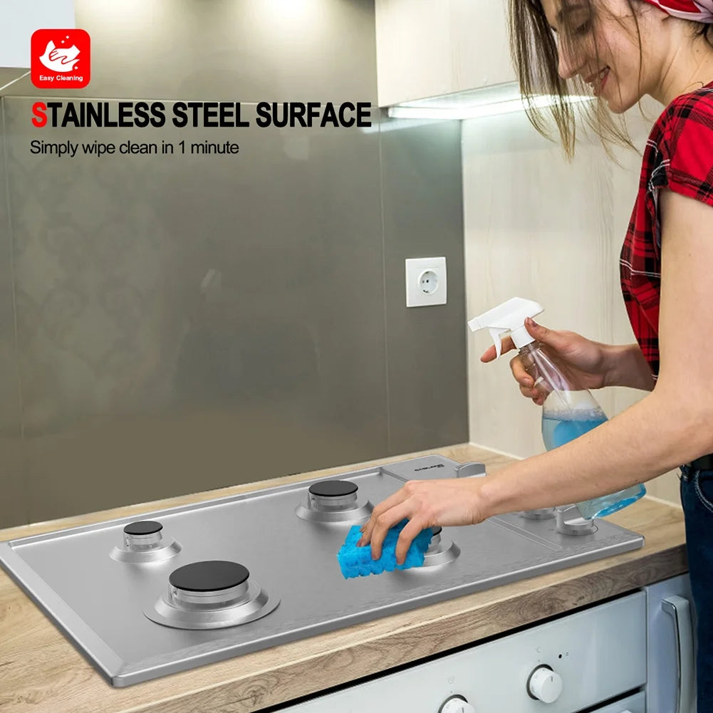 Stainless Steel 4-Burner Gas Cooktop X983