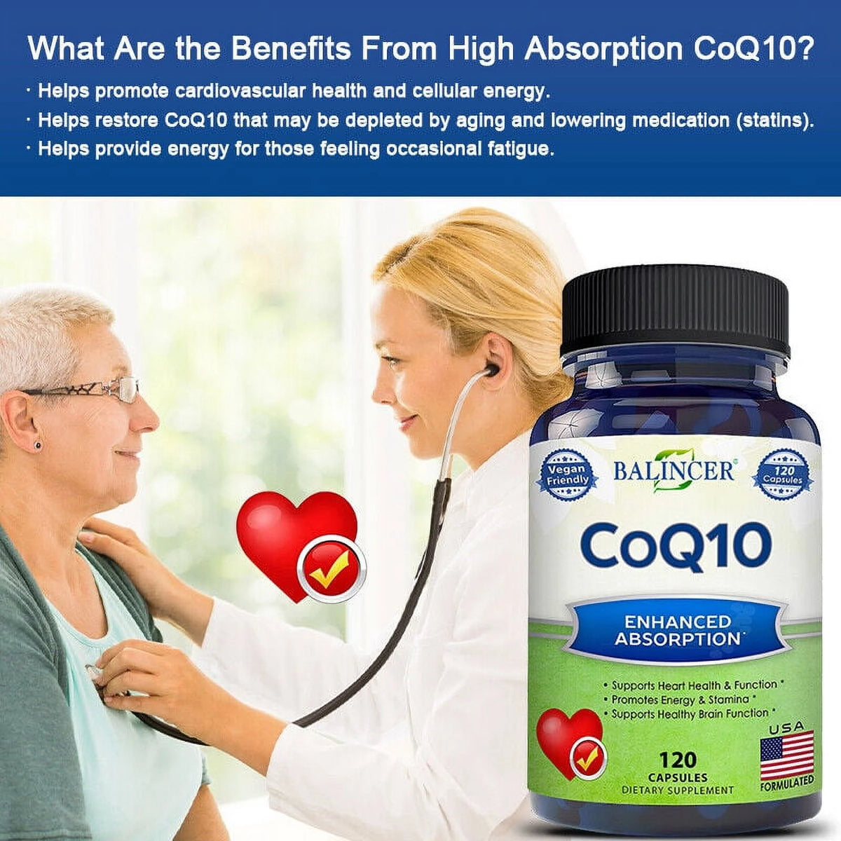 CoQ10 400mg 120 Capsules D197