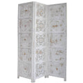 White 3 Panel Room Divider X1902