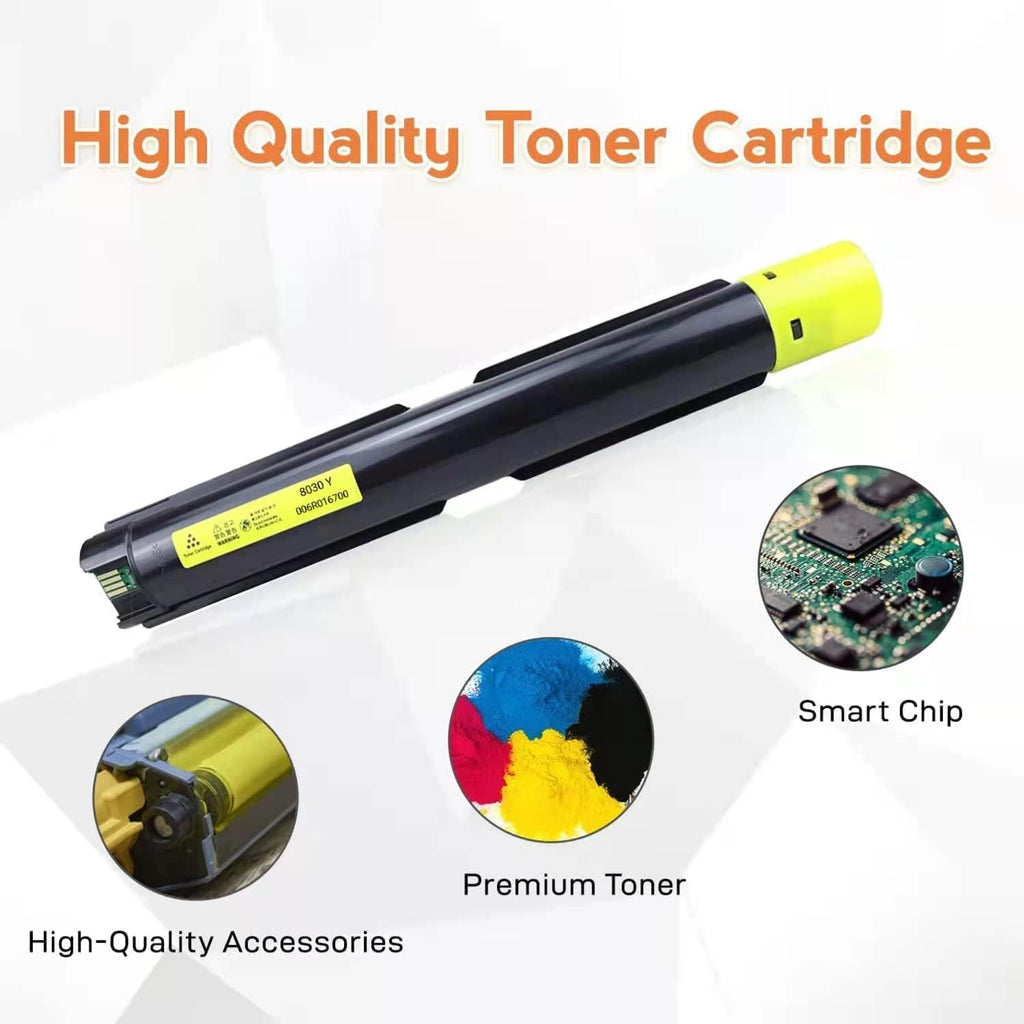 Compatible Toner Cartridge for Xerox AltaLink Printer (1 Black 1 Cyan 1 Magenta 1 Yellow) D38534