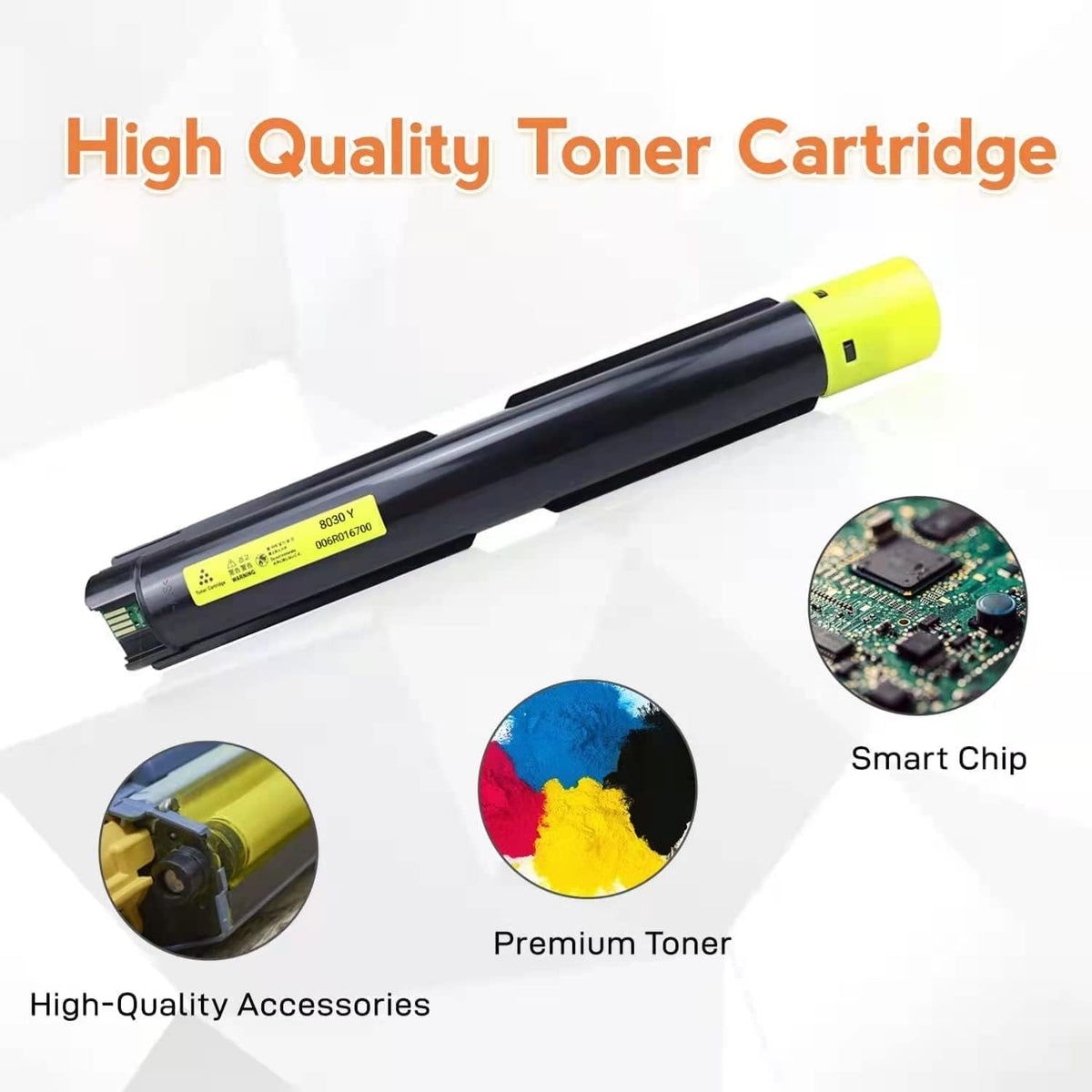 Compatible Toner Cartridge for Xerox AltaLink Printer (1 Black 1 Cyan 1 Magenta 1 Yellow) D38534
