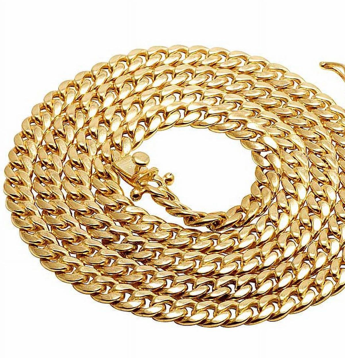 10K Yellow Gold Miami Cuban Link Chain M73433