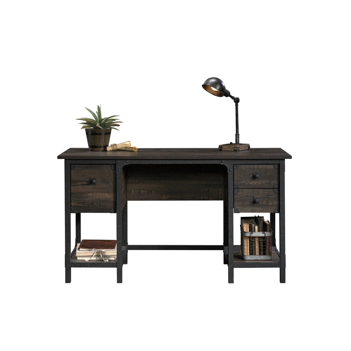 Carbon Oak Small Computer Desk R55195