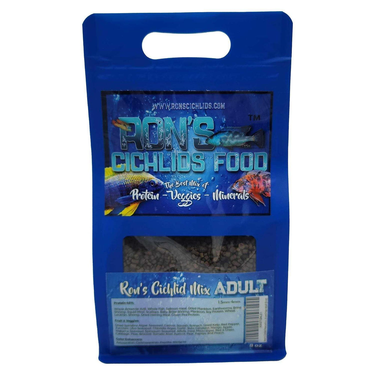 Fish Food for African Cichlids Tetras Tropical Fish L8183