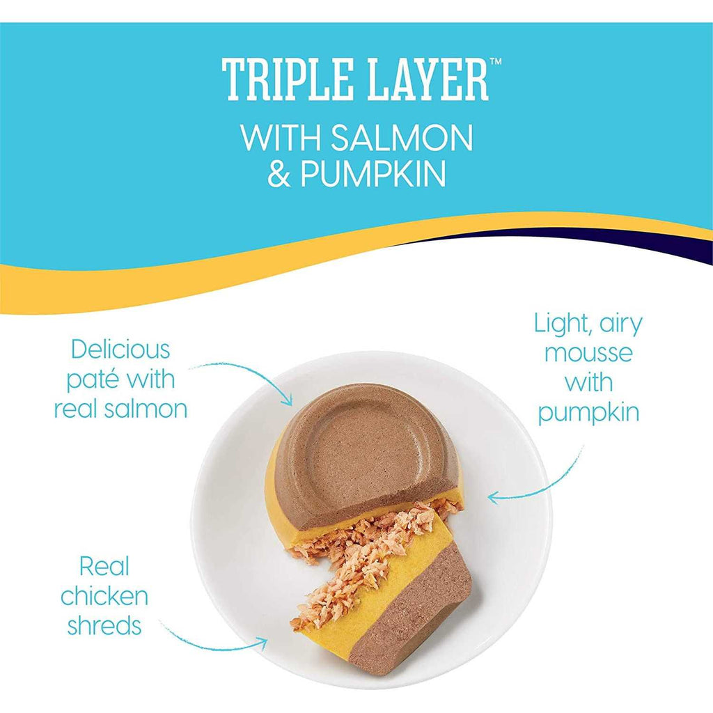 Solid Gold Triple Layer Pate Mousse & Shreds Pumpkin Cat Food V834