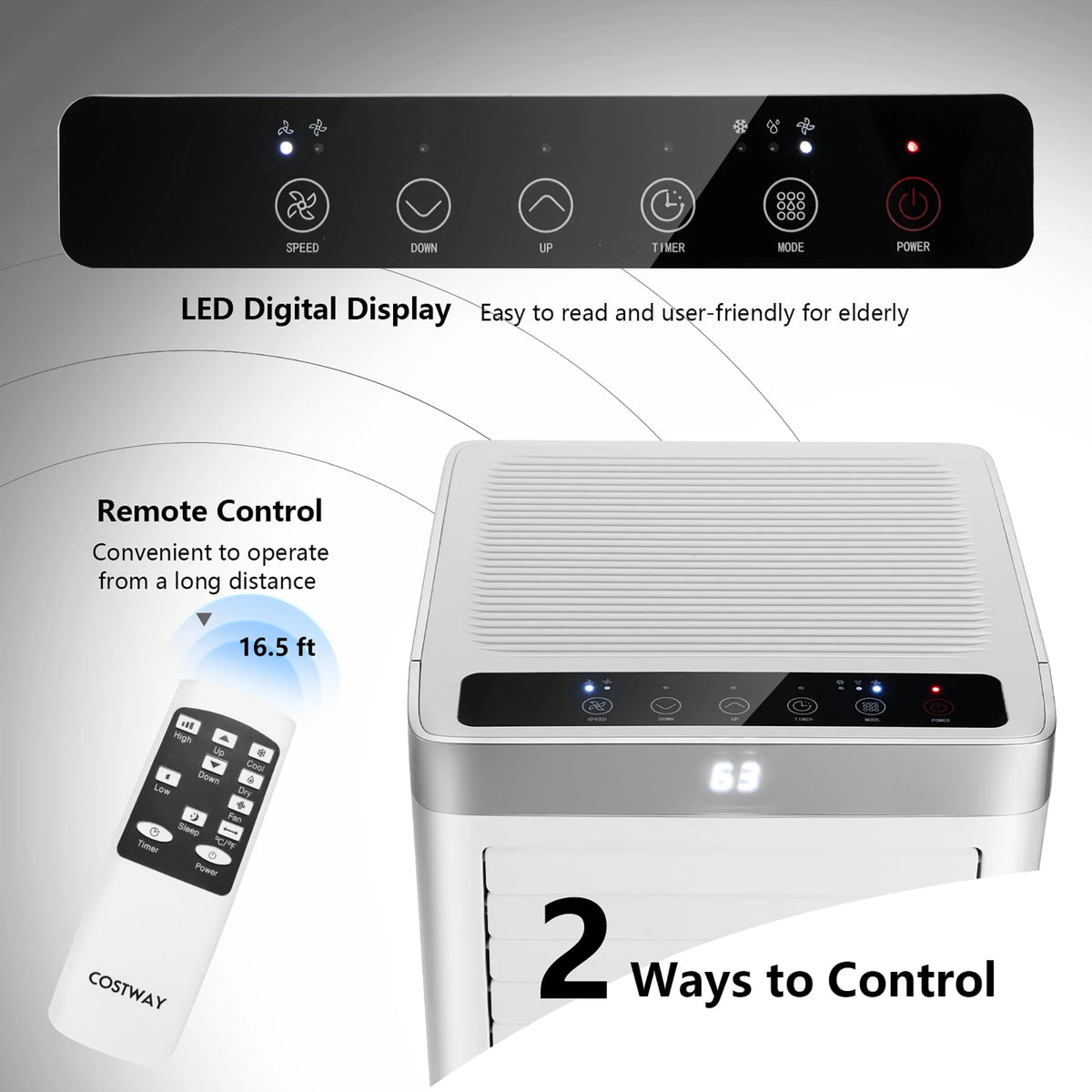 5000 BTU Portable Air Conditioner R6933