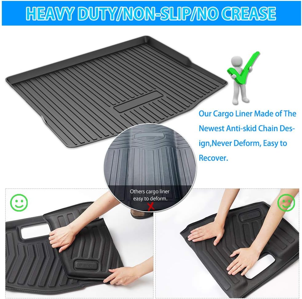 Black TPO Cargo Mat for Ford Escape Hybrid D983537