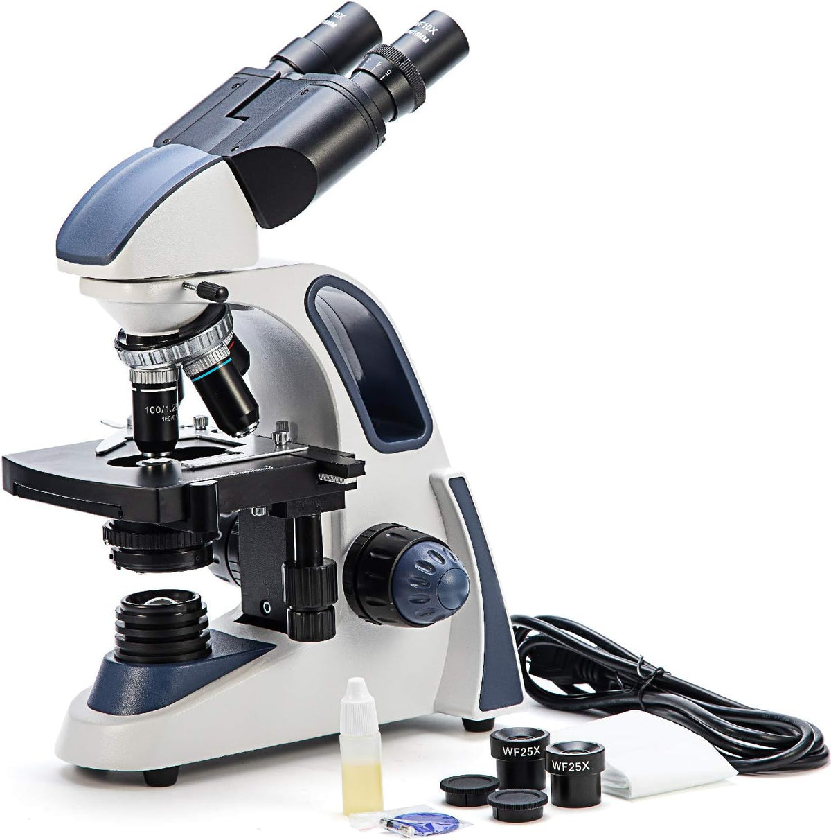 40X-2500X Binocular Compound Lab Microscope C39044