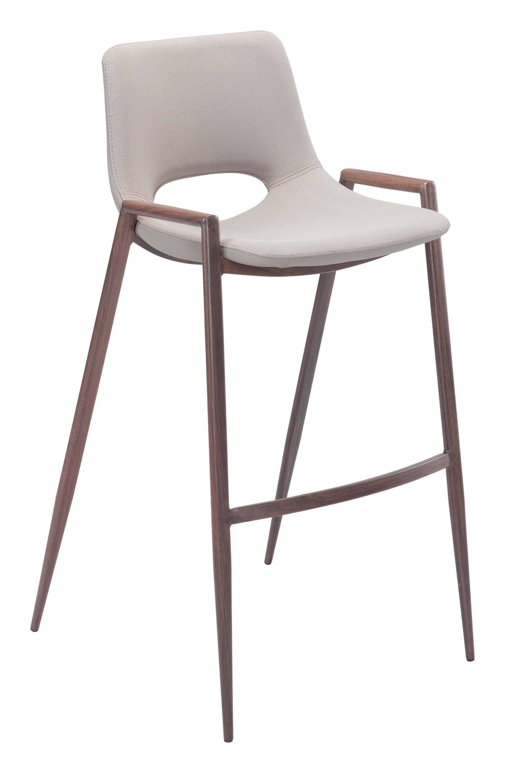 Beige Bar Chair, Set of 2 Q958173