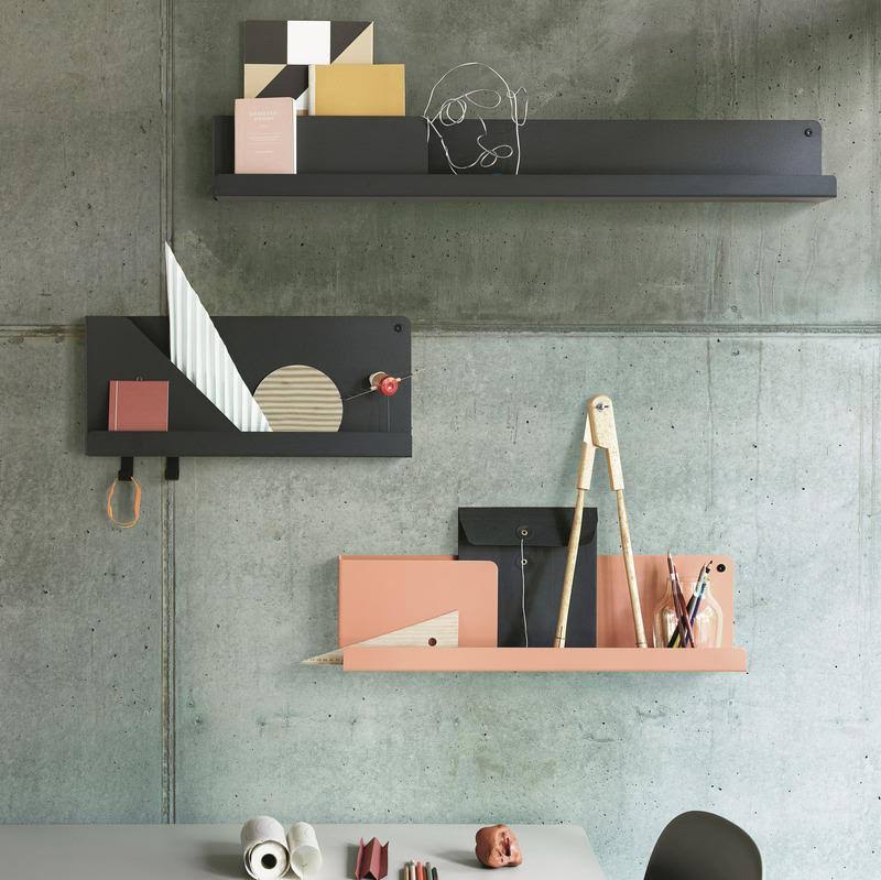 Folded Shelves 51 x 22 cm, Burnt Orange N8786