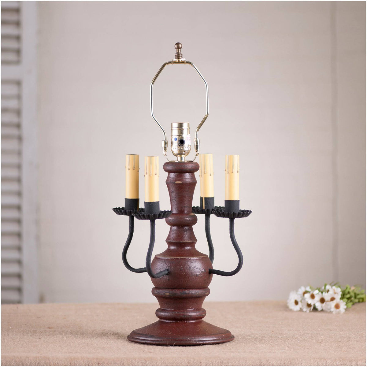 Americana Red Lamp Base I644