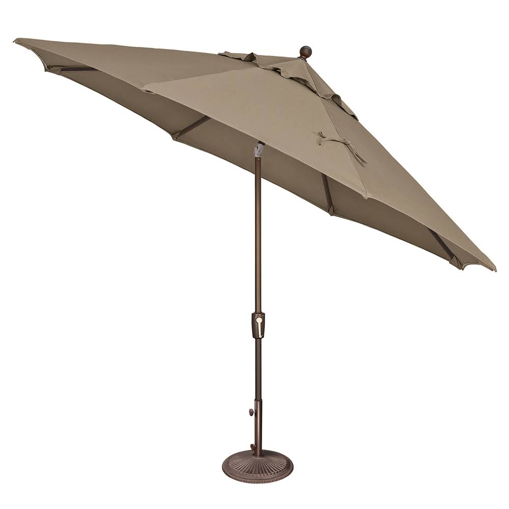 Black Octagon Push Button Tilt Market Umbrella Y52711