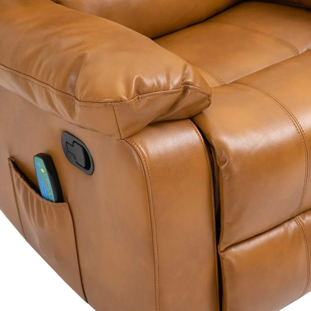 Faux Leather Power Lift Recliner Chair with Remote Control H14710