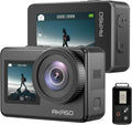 4K30FPS 20MP WiFi Action Camera with Touch Screen IPX8 Waterproof Camera EIS 2.0 External Mic with 2X 1350mAh Batteries I48752