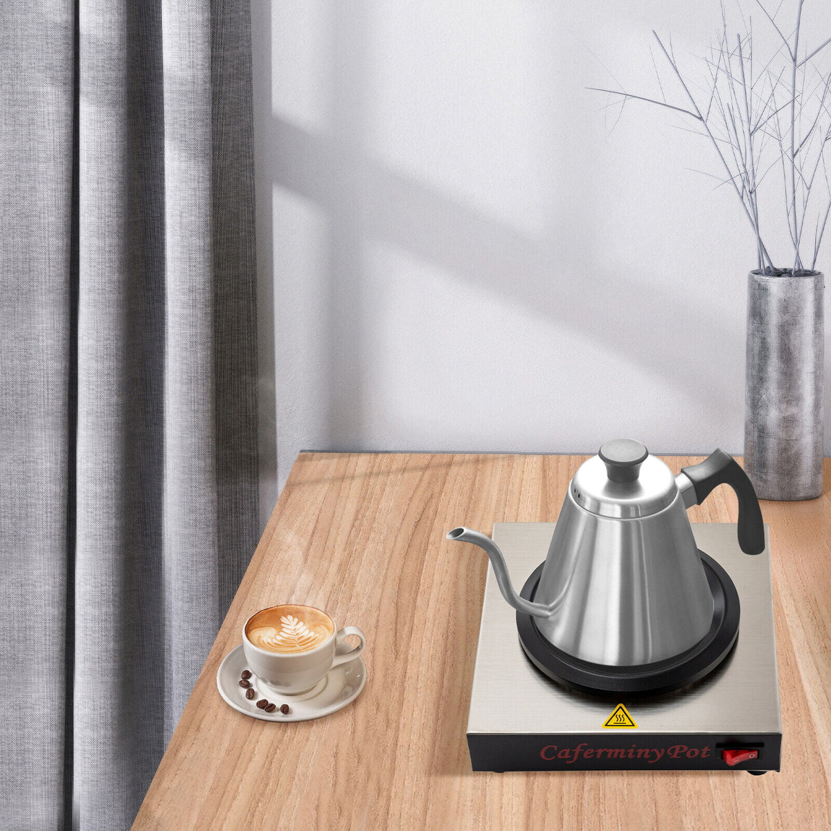 80W Electric Coffee Warmer Heating Plate Y30278