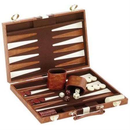 Large Backgammon Game Set in Carrying Case L200