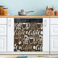 Coffee Cup Dishwasher Magnet Cover 23" x 26" E15893