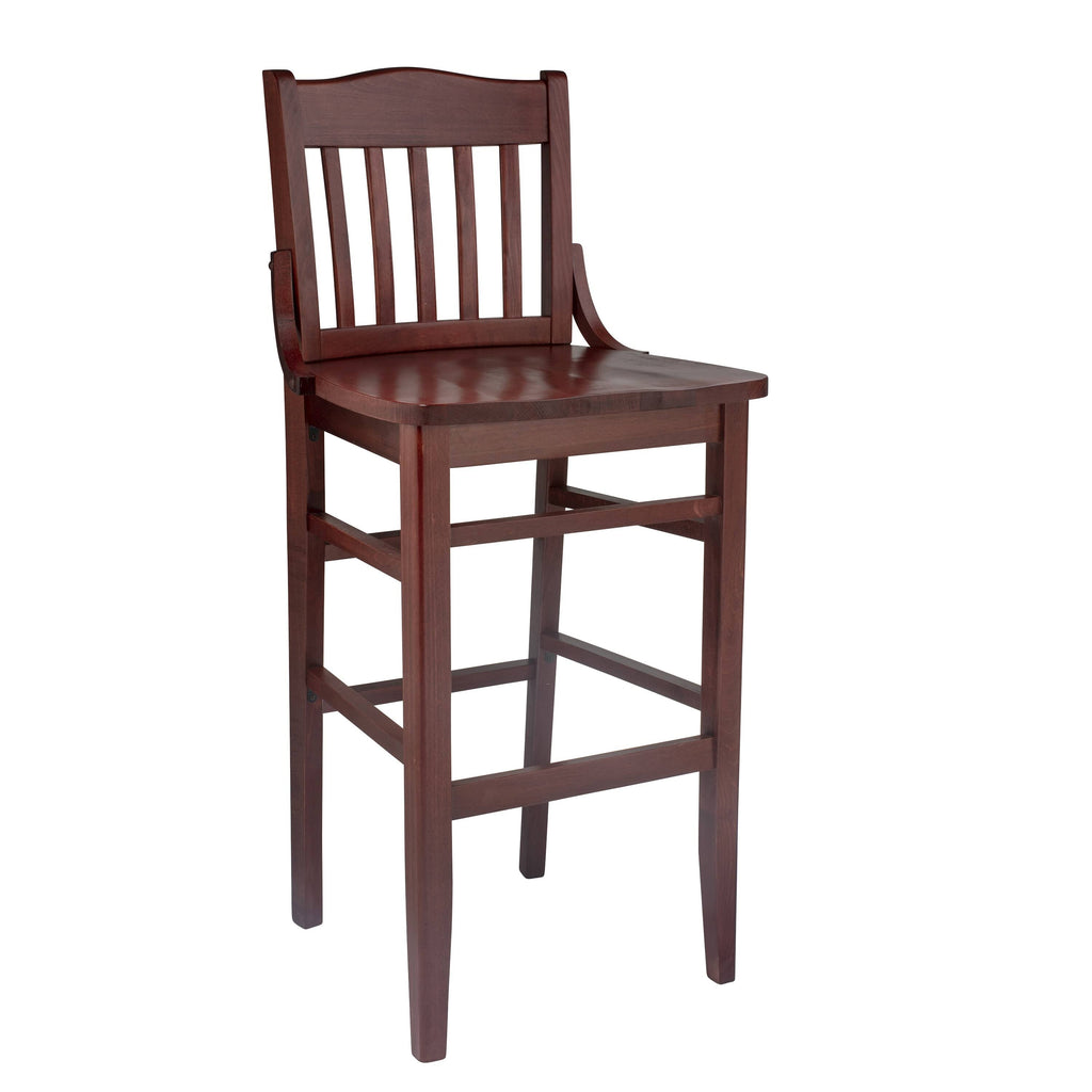 Black Wooden Bar Stool D6944
