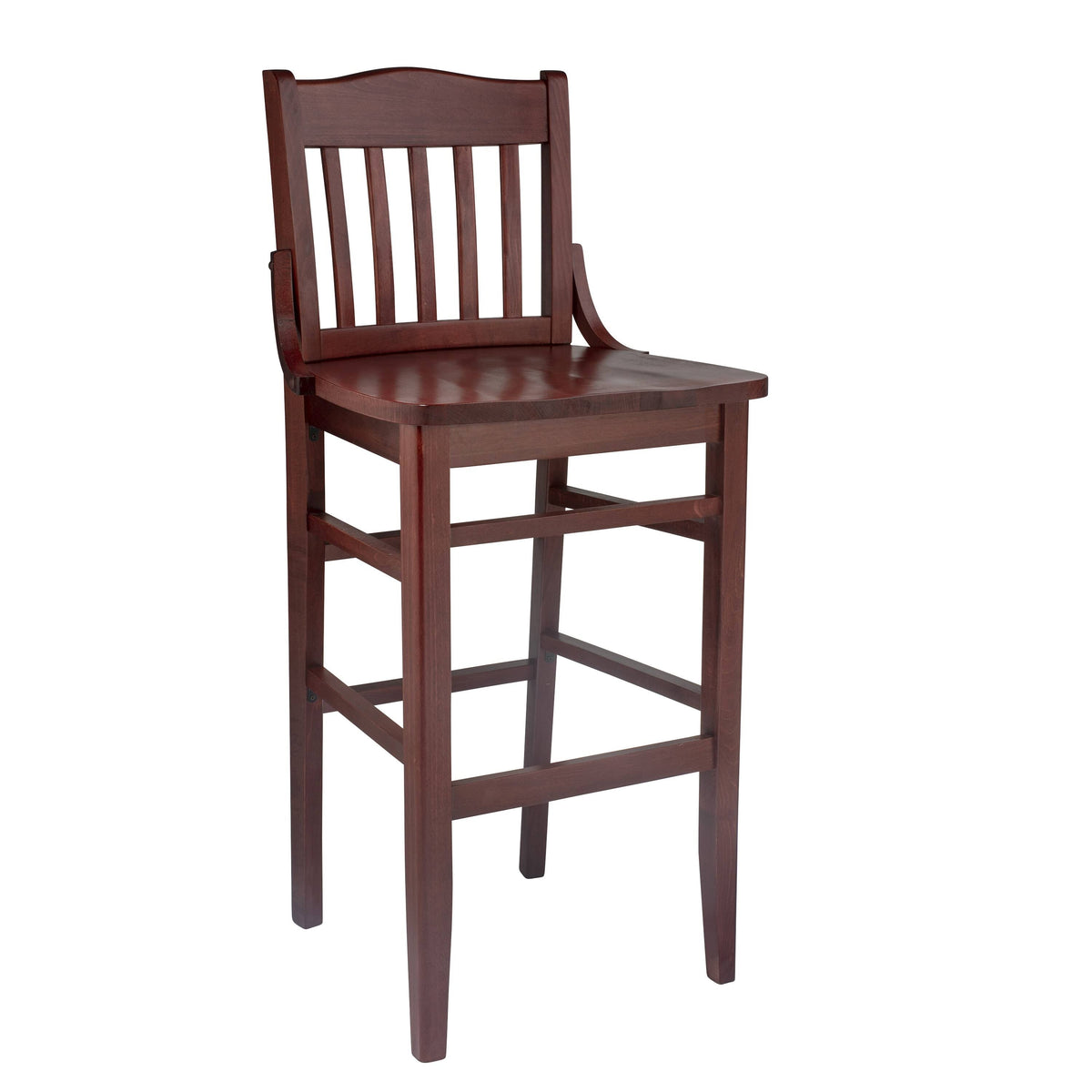 Black Wooden Bar Stool D6944