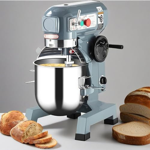 450W 10QT 3-Speed Stainless Steel Commercial Food Mixer V69764