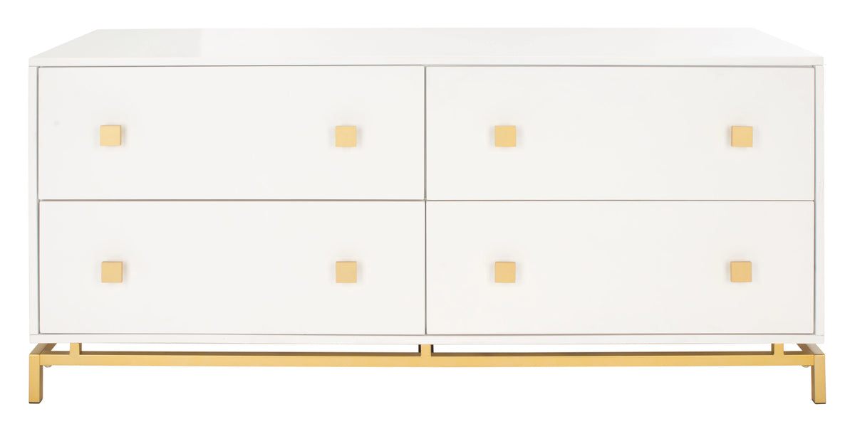 White 4-Drawer Dresser N89877