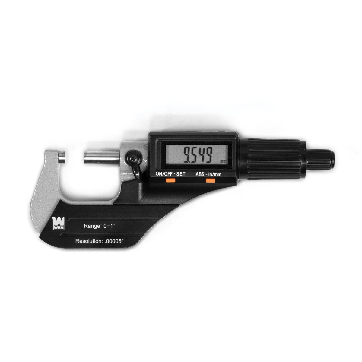 Digital Micrometer with 0 to 1-Inch Range and Storage Case A294357