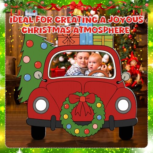 Christmas Truck Cardboard Cutout Stand Up 37 x 40 Inches H943