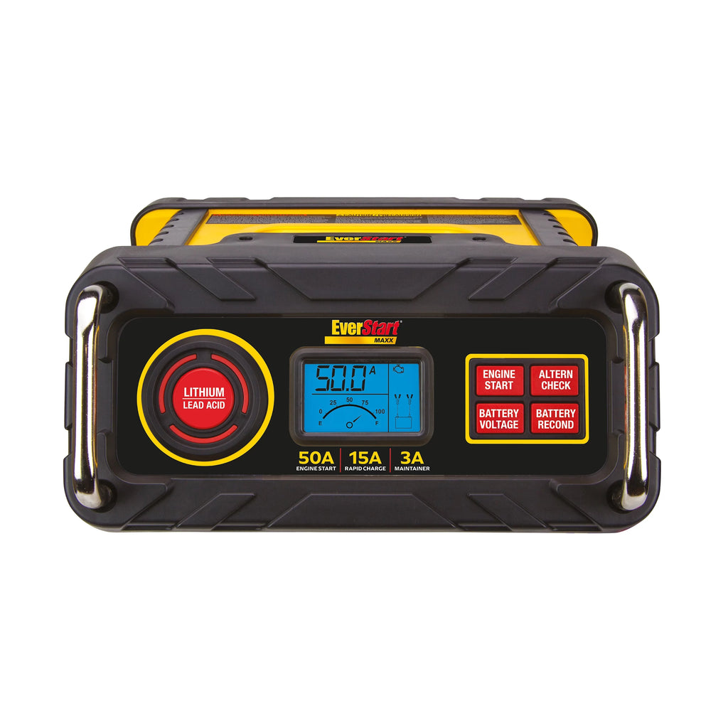 15 Amp Automotive Battery Charger with 50 Amp Engine Start U507