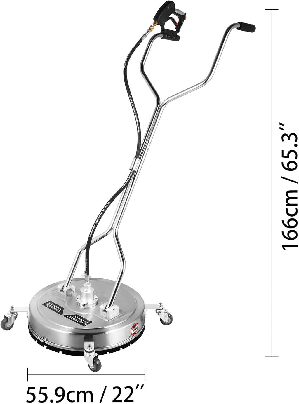 18 inch Stainless Steel Surface Cleaner with 3 Nozzle N869