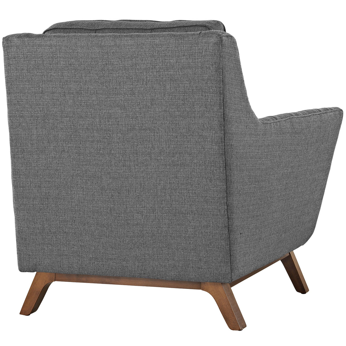 2 Piece Upholstered Fabric Living Room Set in Gray X89793