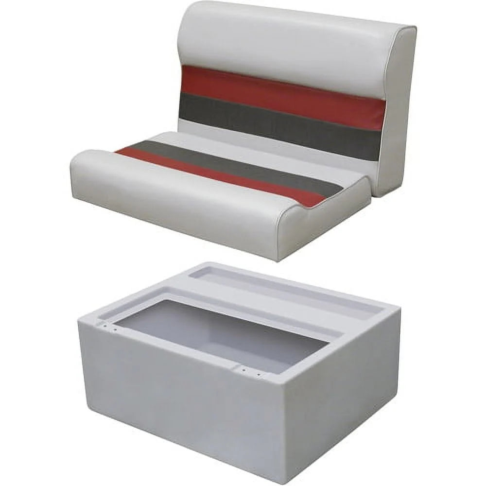 White Pontoon Bench Seat Base X57289