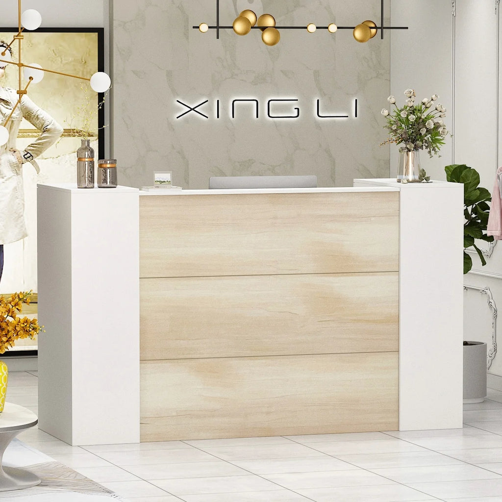 Rectangular Wood Reception Desk Z5297