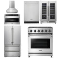 30 Gas Range, Range Hood, Microwave, Refrigerator, Dishwasher, Wine Cooler G644338