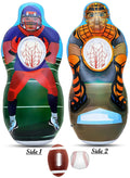 Inflatable Two Sided Toss Game with Plush Balls S2036