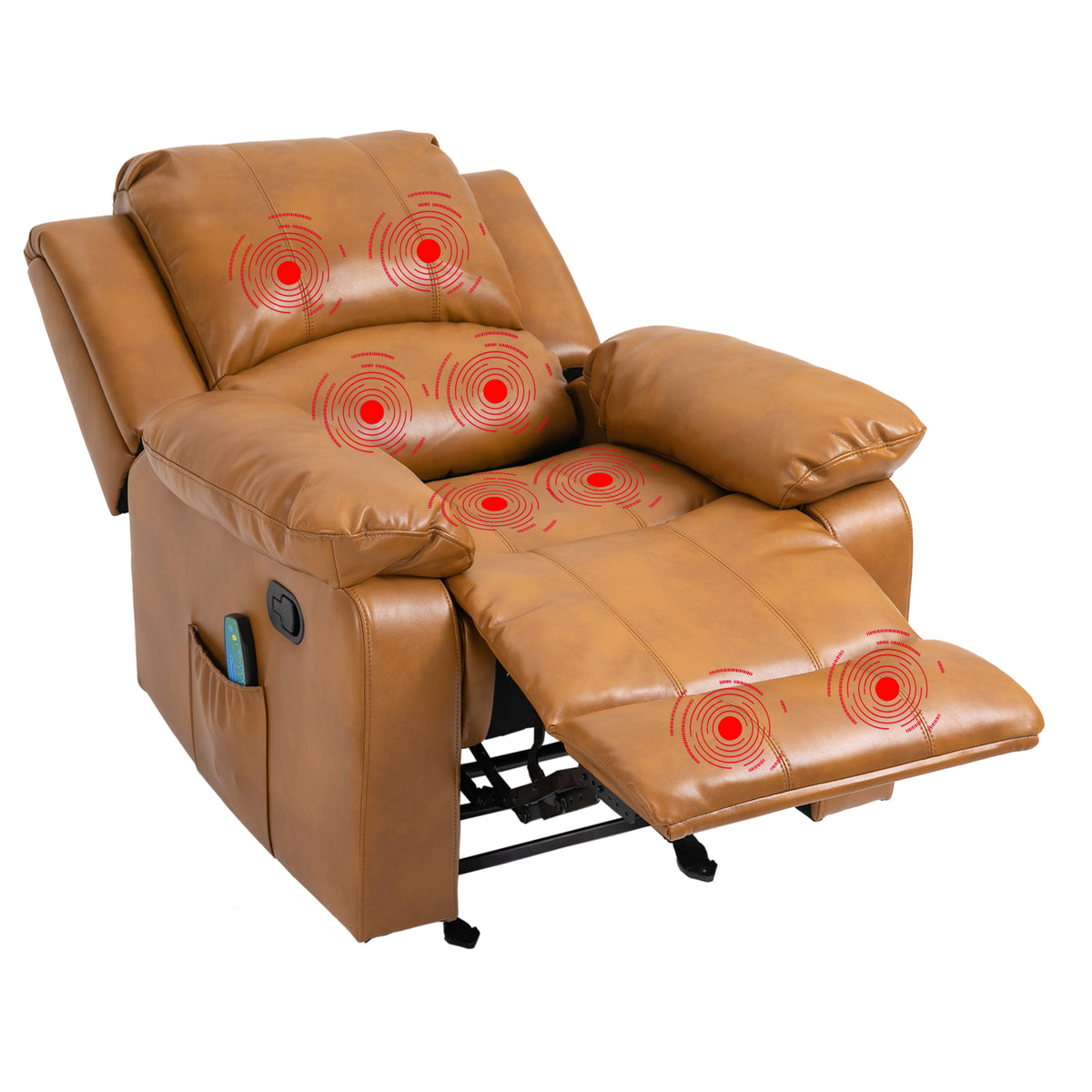 Faux Leather Power Lift Recliner Chair with Remote Control H14710