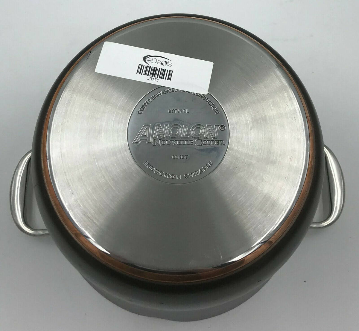 8 Qt. Nonstick Copper Covered Stockpot R5267