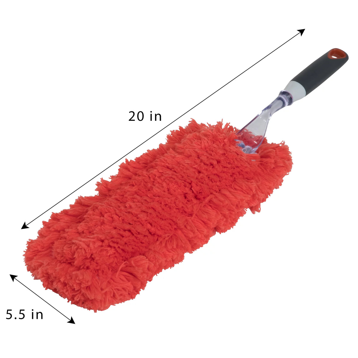 Microfiber Hand Duster Flat Non-Slip Grip Machine Washable O97322