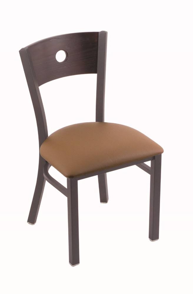 Pewter Finish Beechwood Seat Chair A804587