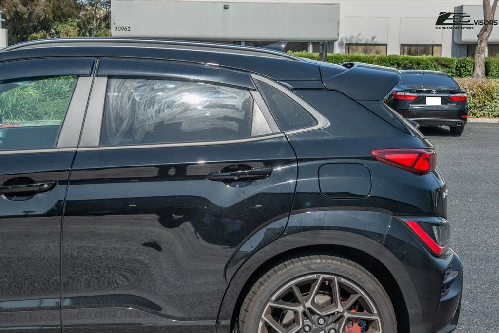 Smoke Tinted Tape-On Side Window Deflectors Rain Guard W3428