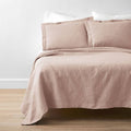 Coral Cotton Matelasse Coverlet Twin V475287