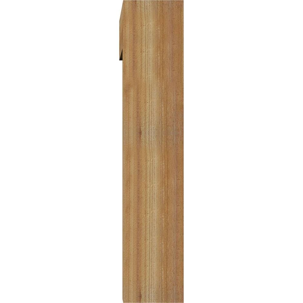 8x22W x 36x22D x 40x22H Imperial Block Rough Sawn Bracket w/ Offset Brace, Western Red Ceda Z89177